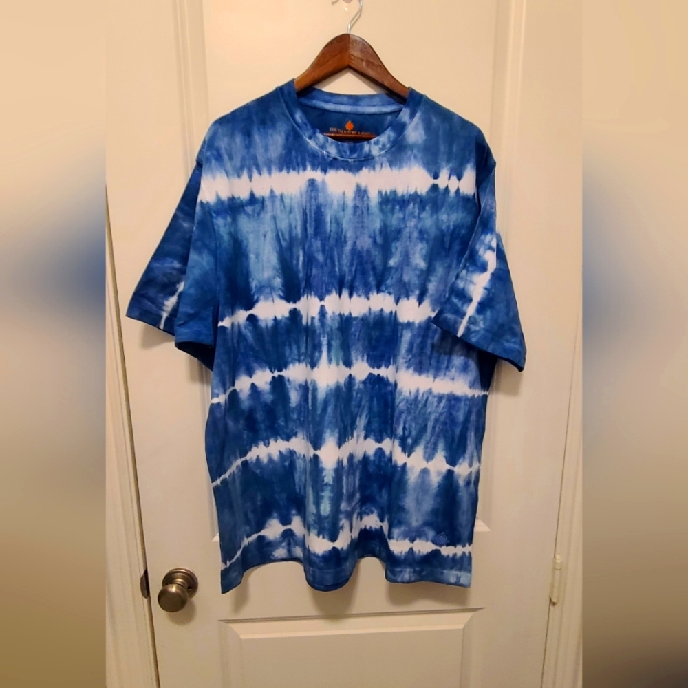 Territory Ahead Blue Tie-Dye Men's Shirt